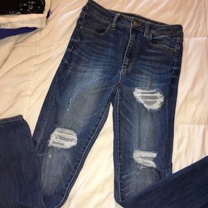 American eagle super high rise jegging